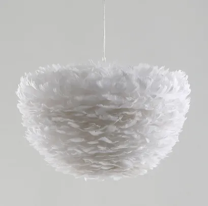 Arne Contemporary Cloud Shaped Featherlite Pendant Light