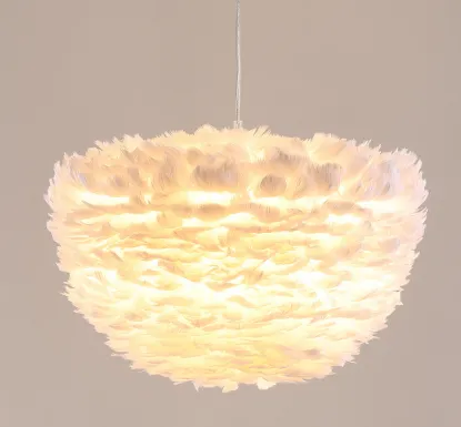 Arne Contemporary Cloud Shaped Featherlite Pendant Light