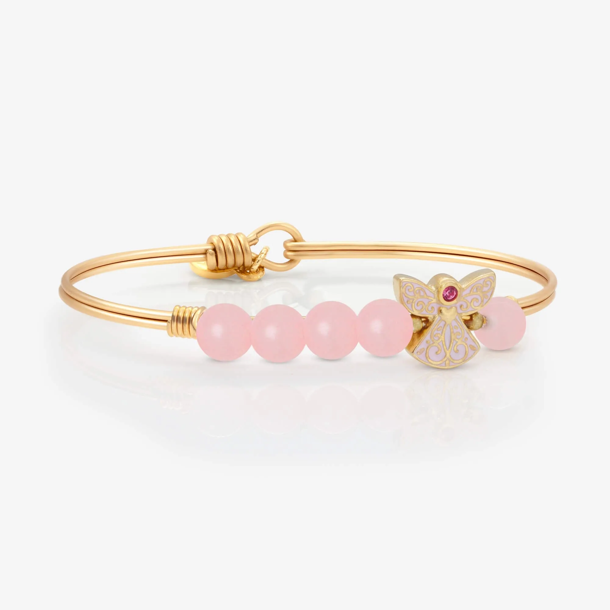 Breast Cancer Angel Of Hope Bangle Bracelet