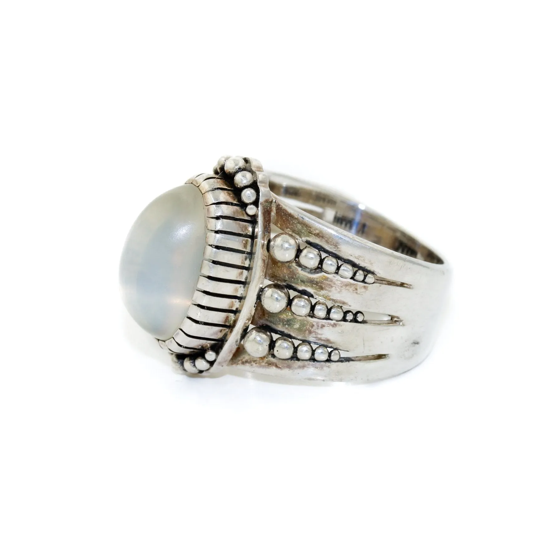Divine Moonstone Silver Ring