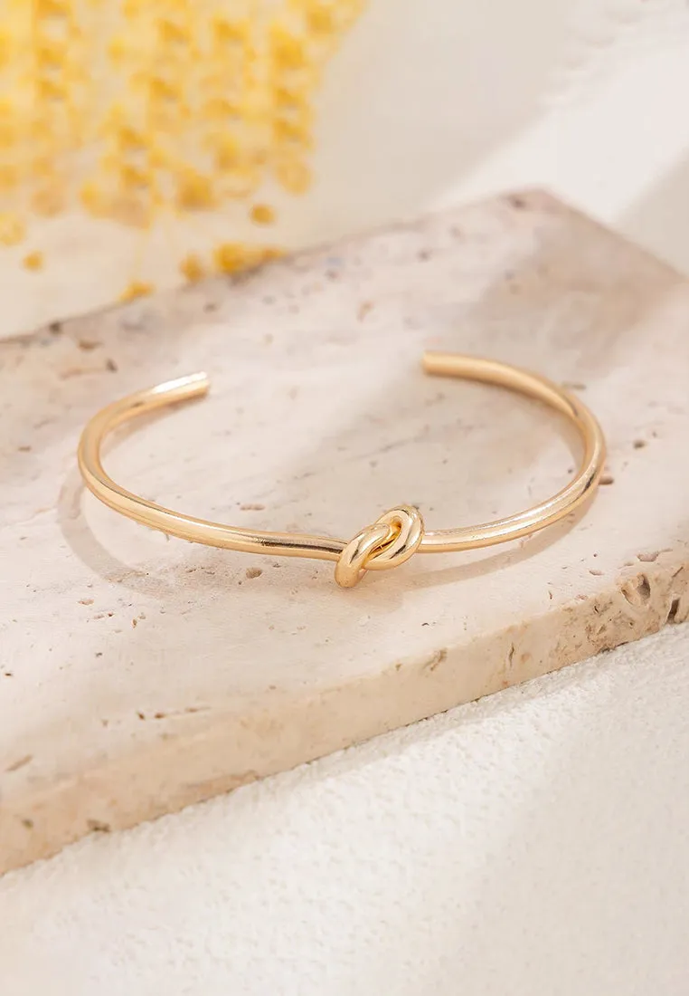 Hope Entwined Knot Bangle