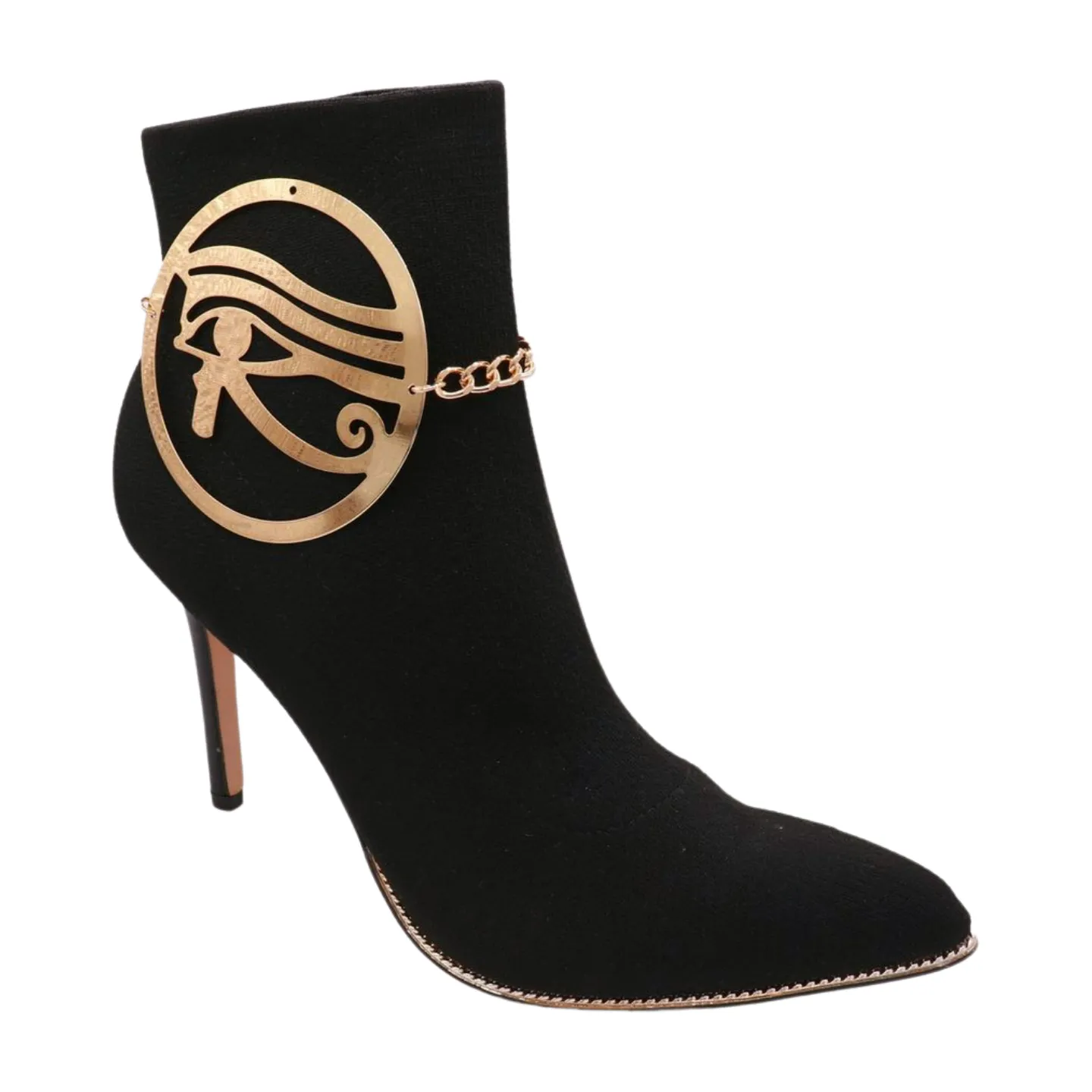 Horus Eye Egyptian Pendant Metal Boot Chain