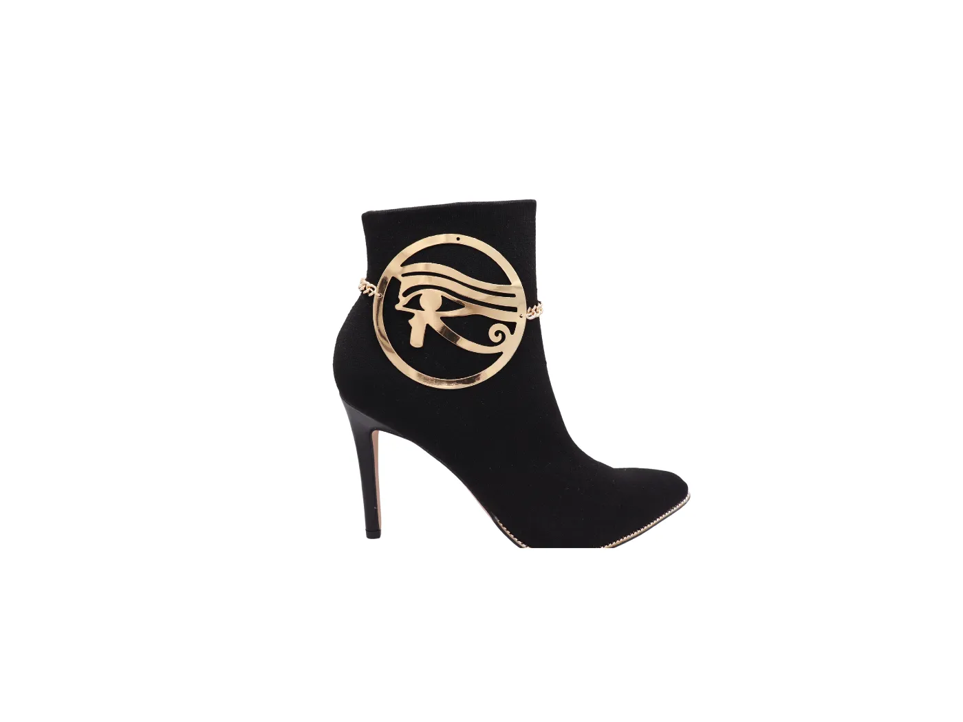 Horus Eye Egyptian Pendant Metal Boot Chain