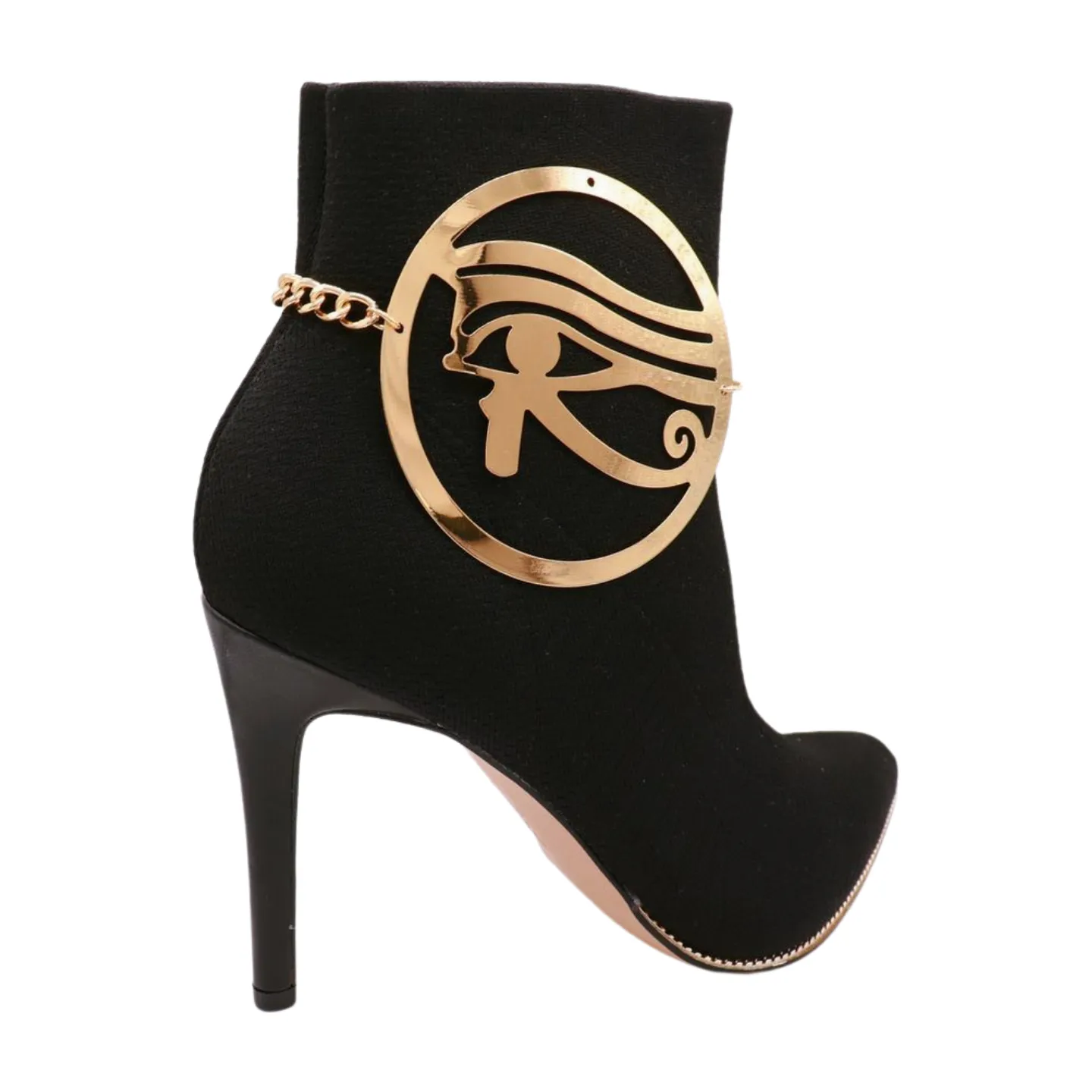 Horus Eye Egyptian Pendant Metal Boot Chain