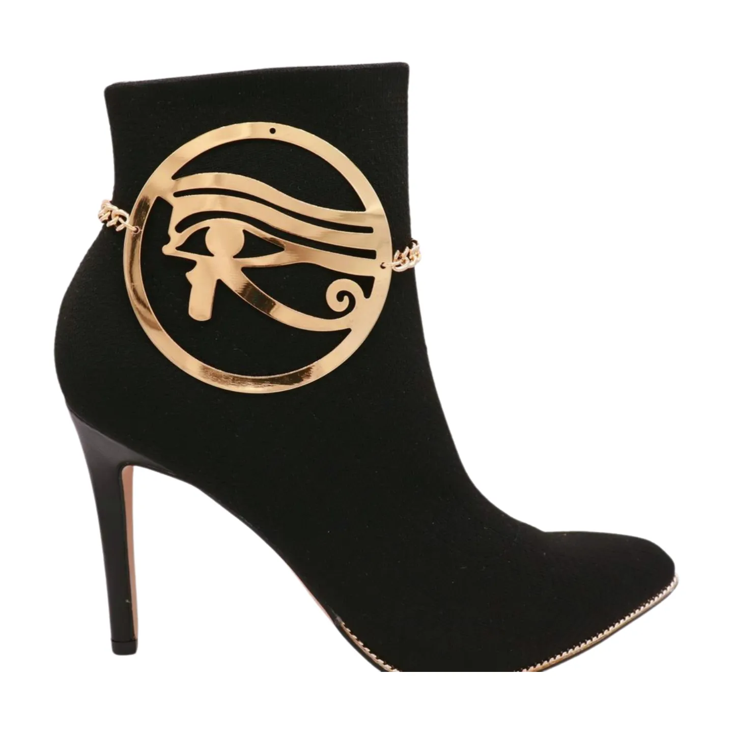Horus Eye Egyptian Pendant Metal Boot Chain