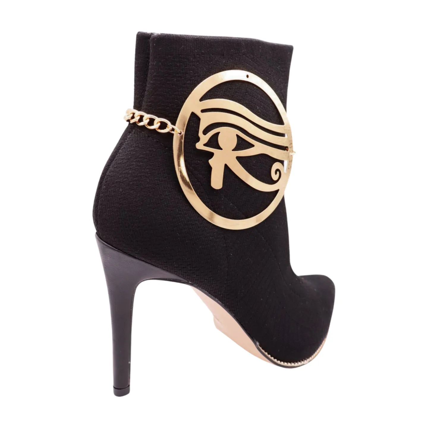 Horus Eye Egyptian Pendant Metal Boot Chain