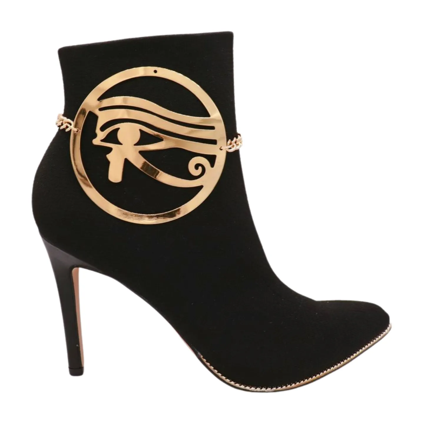 Horus Eye Egyptian Pendant Metal Boot Chain
