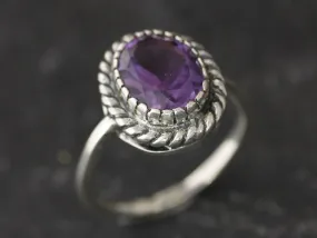 Vintage Amethyst Ring - Purple Gemstone Ring - February Birthstone Ring